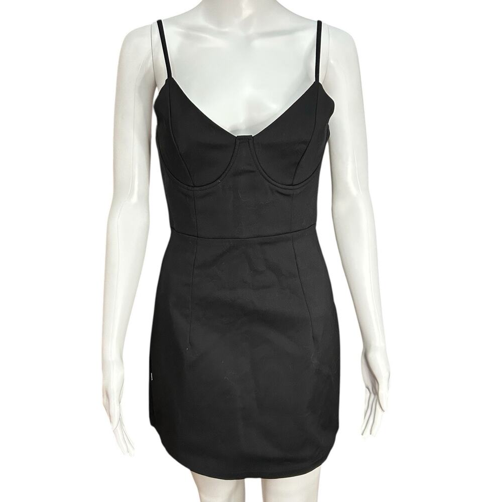 Princess Polly Elegant Black Mini Dress